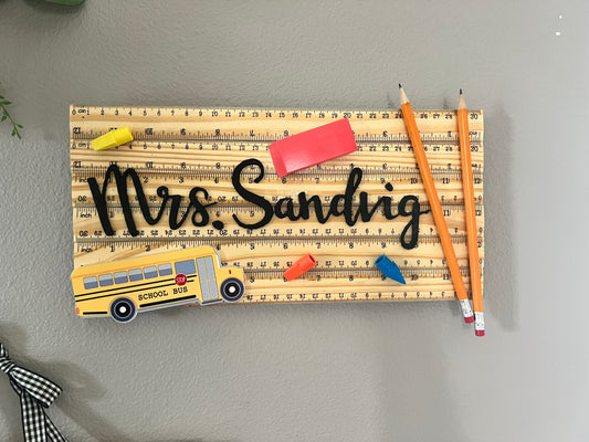 Teacher Name Sign