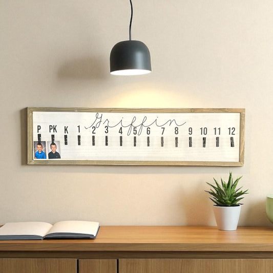 Personalized School Picture Board